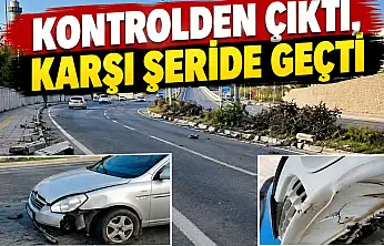 Kontrolden Çıktı, Karşı Şeride Geçti