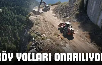 Köy Yolları Onarılıyor