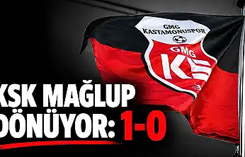 KSK, Mağlup Dönüyor 1-0