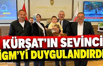 Kürşat'ın Sevinci İGM'yi Duygulandırdı