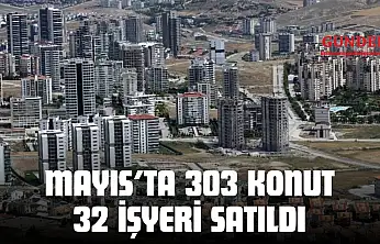 Mayıs'ta 303 Konut, 32 İşyeri Satıldı