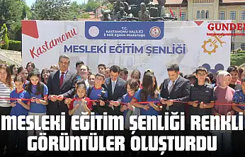 Mesleki Eğitim Şenliği Renkli Görüntüler Oluşturdu
