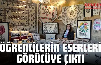 Öğrencilerin Eserleri Görücüye Çıktı