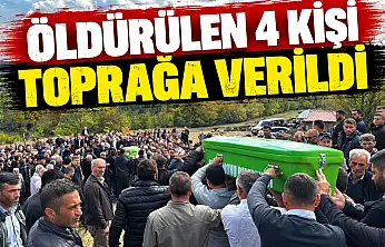 Öldürülen 4 Kişi Toprağa Verildi