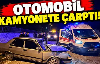 Otomobil Kamyonete Çarptı!
