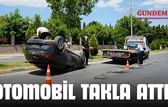 Otomobil Takla Attı!