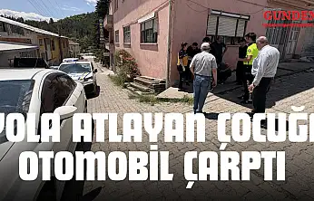 Oyun Oynarken Yola Atlayan Çocuğa Otomobil Çarptı