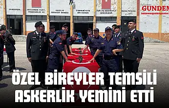 Özel Bireyler Temsili Askerlik Yemini Etti