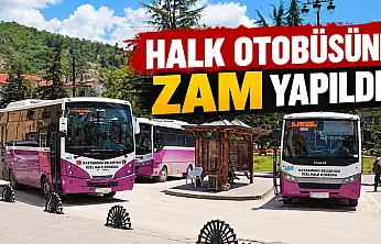 Özel Halk Otobüsü Ücretlerine Zam
