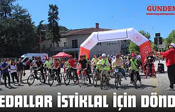 Pedallar İstiklal İçin Döndü