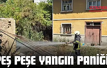 Peş Peşe Yangın Paniği!