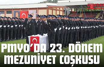 PMYO'da 23. Dönem Mezuniyet Coşkusu