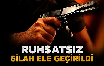 Ruhsatsız Silah Ele Geçirildi!