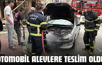 Seyir Halindeki Otomobil Alevlere Teslim Oldu