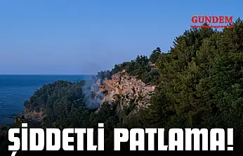 Şiddetli Patlama! Cisim Ormana Düştü