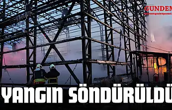 Spor Salonunda Çıkan Yangın Söndürüldü