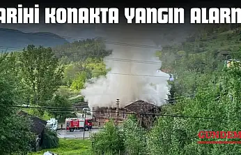 Tarihi Konakta Yangın Alarmı