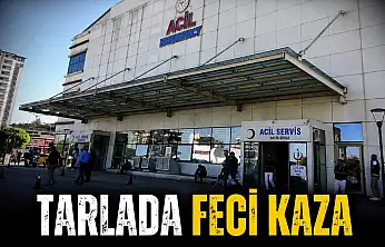 Tarlada Feci Kaza: Genç Ağır Yaralandı
