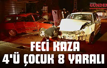 Taşköprü'de Feci Kaza: 4'ü Çocuk 8 Yaralı