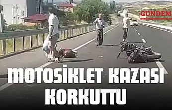 Taşköprü'de Motosiklet Kazası Korkuttu