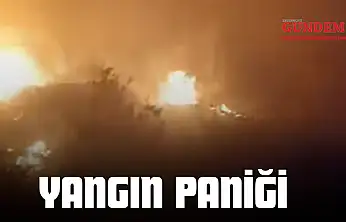 Taşköprü'de Yangın Paniği