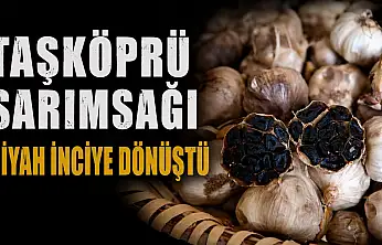 Taşköprü Sarımsağı Siyah İnciye Dönüştü