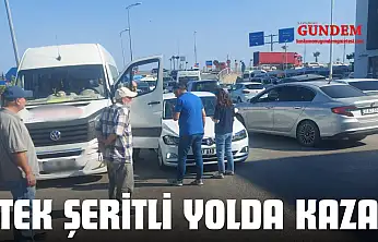 Tek Şeritli Yolda Kaza