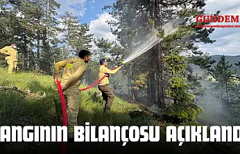 Yangının Bilançosu Açıklandı