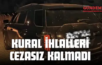 Trafik Kurallarını İhlal Edenlere Para Cezası