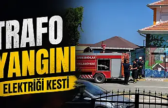 Trafo Yangını Elektriği Kesti