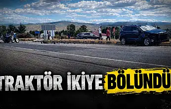 Traktör İkiye Bölündü!