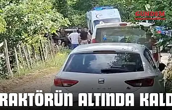 Traktörün Altında Kaldı