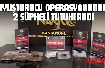 Uyuşturucu Operasyonunda Gözaltına Alınan 2 Şüpheli Tutuklandı