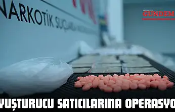 Uyuşturucu Satıcılarına Operasyon 423 Tutuklama