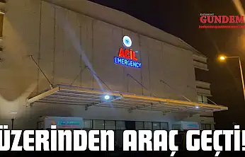 Üzerinden Araç Geçti!