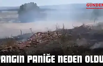 Yangın Paniğe Neden Oldu!