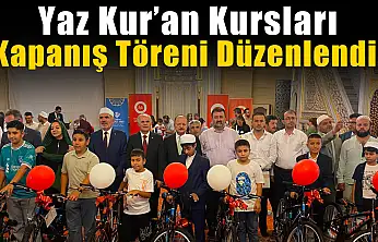 Yaz Kur'an Kursları Kapanış Töreni Düzenlendi