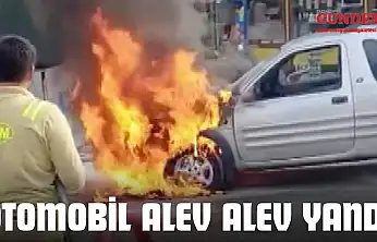 Yıllarca Para Biriktirdi, Satın Aldığı Araç Alev Alev Yandı