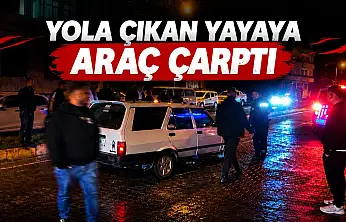 Yola Çıkan Yayaya Araç Çarptı