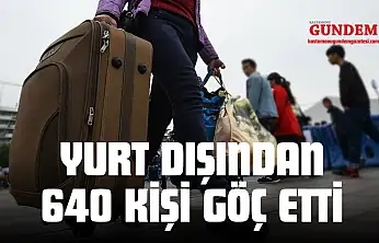 Yurt Dışından 640 Kişi Göç Etti