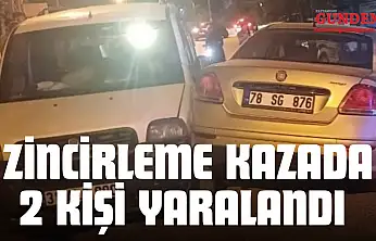 Zincirleme Kazada 2 Kişi Yaralandı