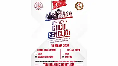 19 Mayıs  Atatürk'ü Anma, Gençlik ve Spor Bayramı Programı Belli Oldu