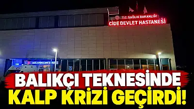 Balıkçı Teknesinde Kalp Krizi Geçirdi!