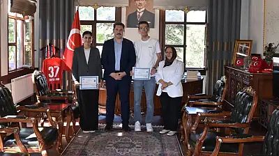 Daday Kaymakamlığında Stajyer Öğrencilere Başarı Belgesi