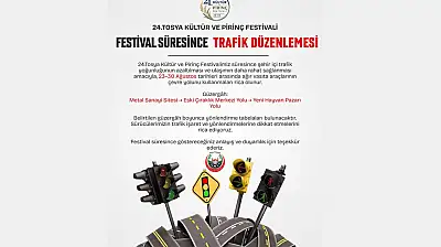 Festival Nedeniyle Trafik Düzenlemesi Yapılacak