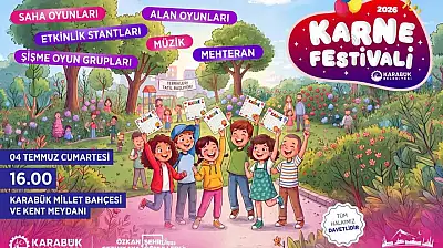 Karabük Belediyesi çocuklar için Karne Festivali düzenliyor