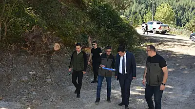 Kaymakam Pazarcı, Orman Çalışmalarını Yerinde İnceledi