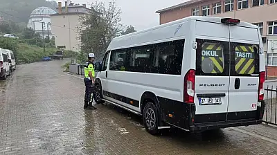 Okul Servisleri Denetimden Geçti