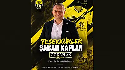 Özkaplan İnşaat, Cidespor'a Sponsor Oldu