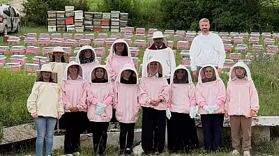 'Pembe Maskeliler' Arı Sütüyle Ekonomiye Katkı Sağlayacak